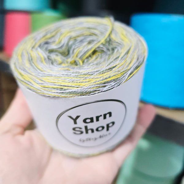 MC 3+19+63+73 4PLY Crazy Yarn Cake Pure Merino Extrafine Superwash