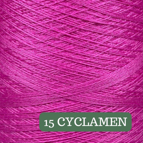 Pure Merino Solid Cyclamen Yarn Cake, Extrafine Superwash