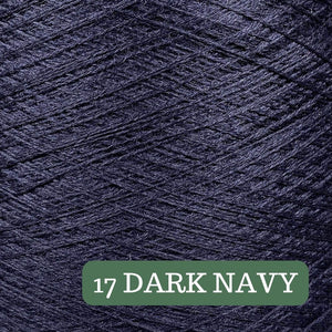 Pure Merino Solid Dark Navy Yarn Cake, Extrafine Superwash