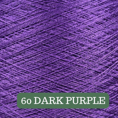 Pure Merino Solid Dark Purple Yarn Cake, Extrafine Superwash