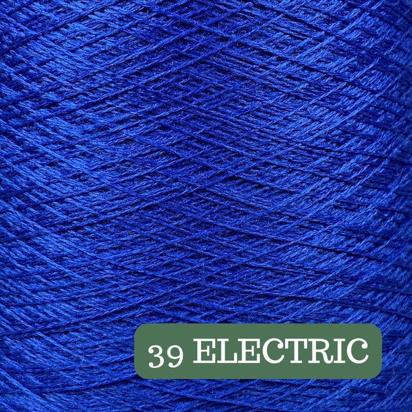 Pure Merino Solid Electric Yarn Cake, Extrafine Superwash