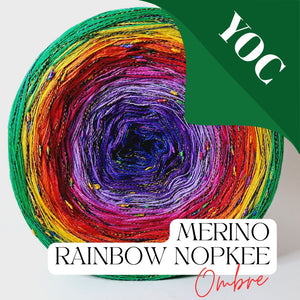 YOC Ombre Nopkee Yarn Cake Pure Merino Extrafine Superwash