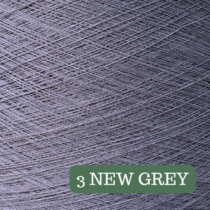 Pure Merino Solid New Grey Yarn Cake, Extrafine Superwash