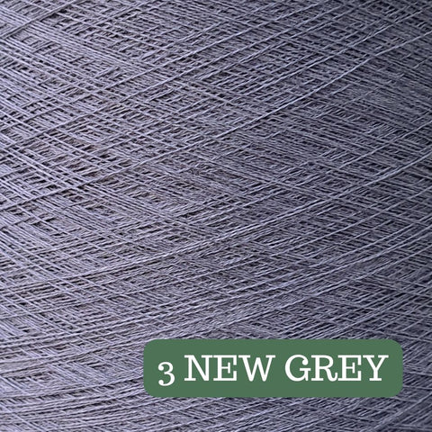 Pure Merino Solid New Grey Yarn Cake, Extrafine Superwash