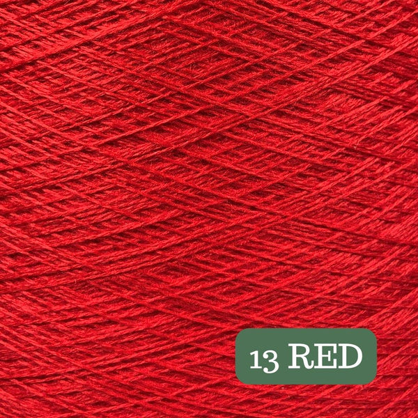 Pure Merino Solid Red Yarn Cake, Extrafine Superwash