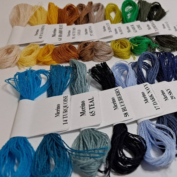 Merino Yarn Samples