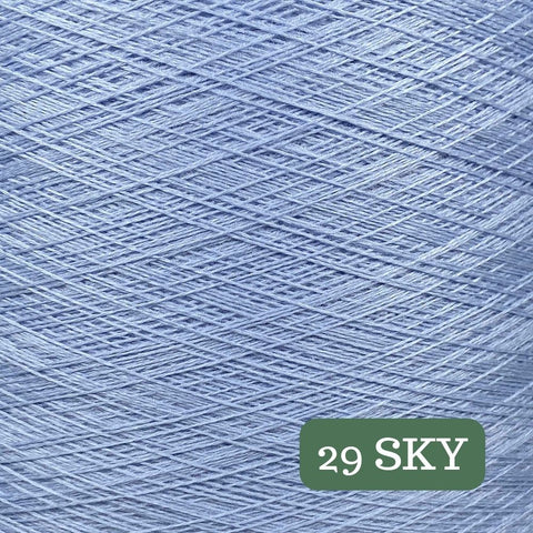 Pure Merino Solid Sky Yarn Cake, Extrafine Superwash