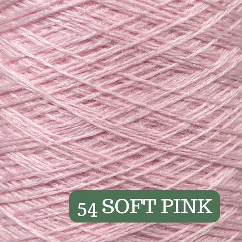 Pure Merino Solid Soft Pink Yarn Cake, Extrafine Superwash