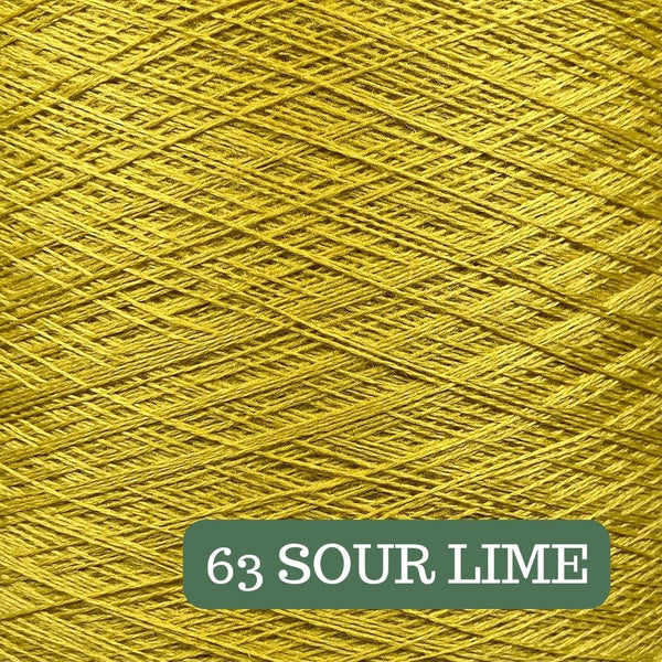 Pure Merino Solid Sour Lime Yarn Cake, Extrafine Superwash