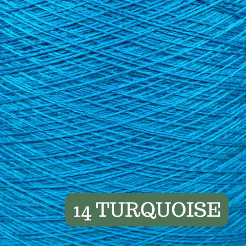 Pure Merino Solid Yarn Cake Turquoise