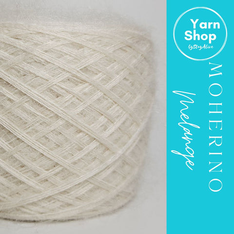 MOHM 52+1 Moherino Melange Yarn Cake Merino Mohair