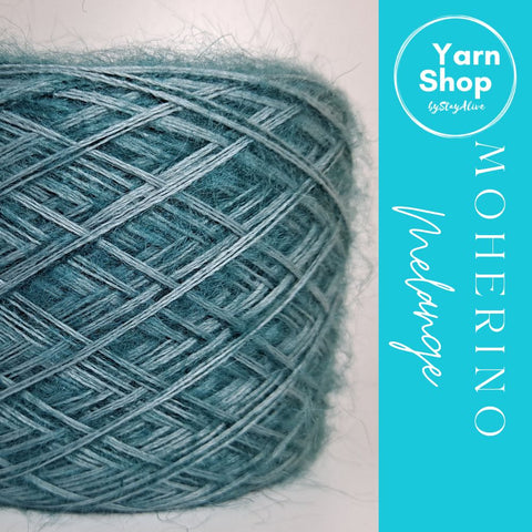 MOHM 58+41 Moherino Melange Yarn Cake Merino Mohair