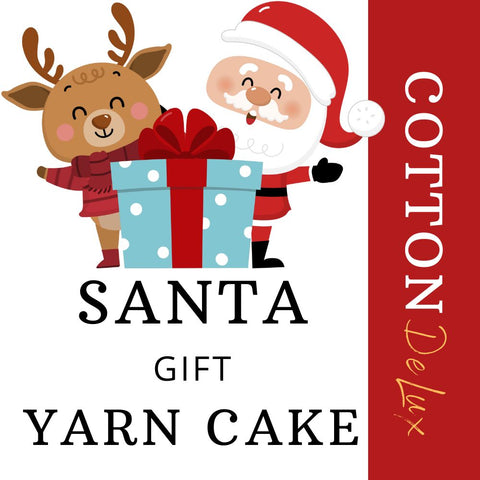 SANTA GIFT YARN CAKE COTTON DELUX