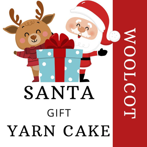 SANTA GIFT YARN CAKE WOOLCOT