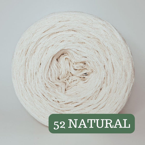 Pure Merino Solid Natural Yarn Cake, Extrafine Superwash