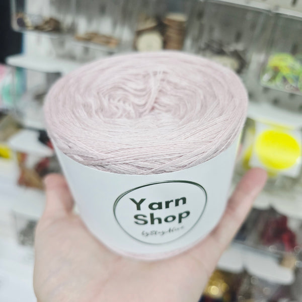 Pure Merino Solid Yarn Cake Tea Rose