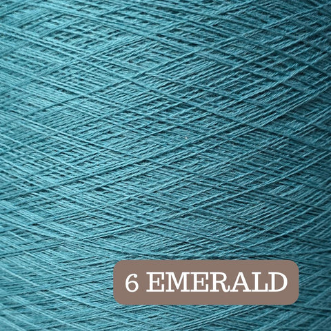 Woolcot Solid Yarn Cake Emerald