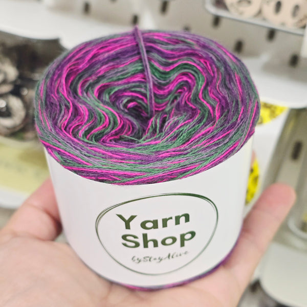 WC.15.16.22.24 Crazy Yarn Cake Woolcot Extrafine