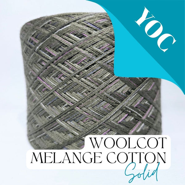 YOC Melange Cotton Solid Yarn Cake Woolcot Extrafine