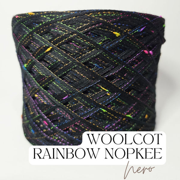 YOC Rainbow Nopkee Solid Yarn Cake Woolcot Extrafine