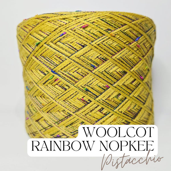 YOC Rainbow Nopkee Solid Yarn Cake Woolcot Extrafine