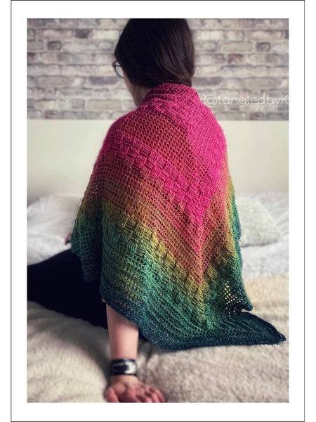 Crochet Pattern Babushka Shawl