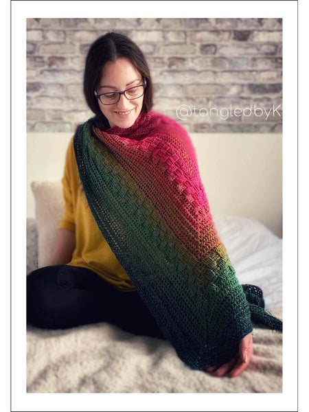 Crochet Pattern Babushka Shawl