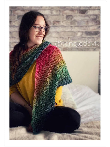 Crochet Pattern Babushka Shawl