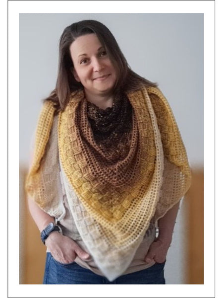 Crochet Pattern Babushka Shawl