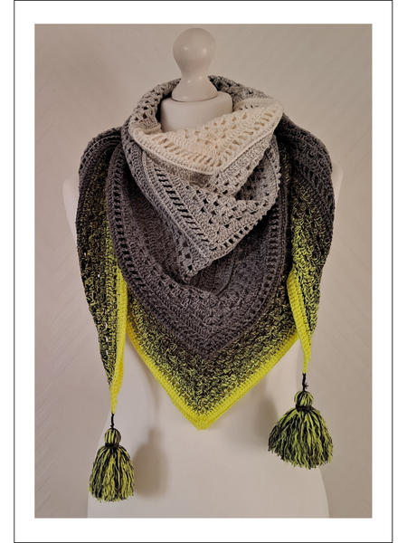 Crochet Pattern Klasyk Shawl