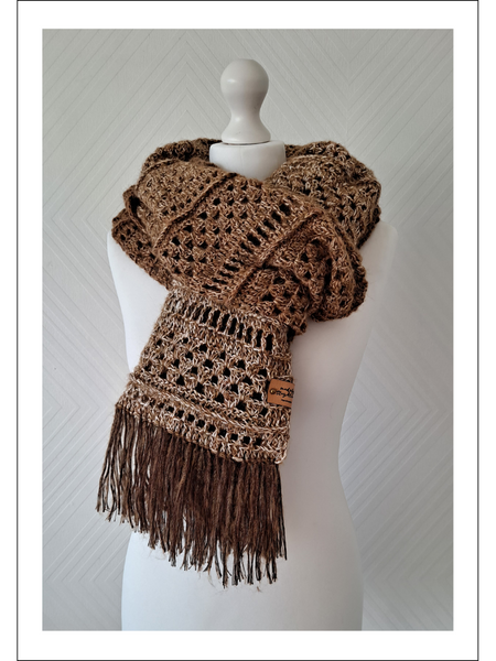 Crochet Pattern Klasyk Scarf Original