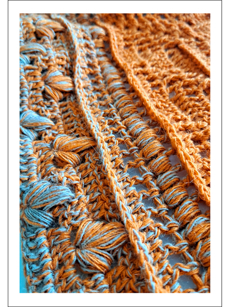 Crochet Pattern Pumpkin Shawl