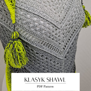 Crochet Pattern Klasyk Shawl