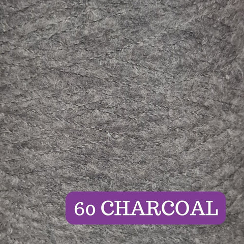 Mohair Solo Charcoal Yarn