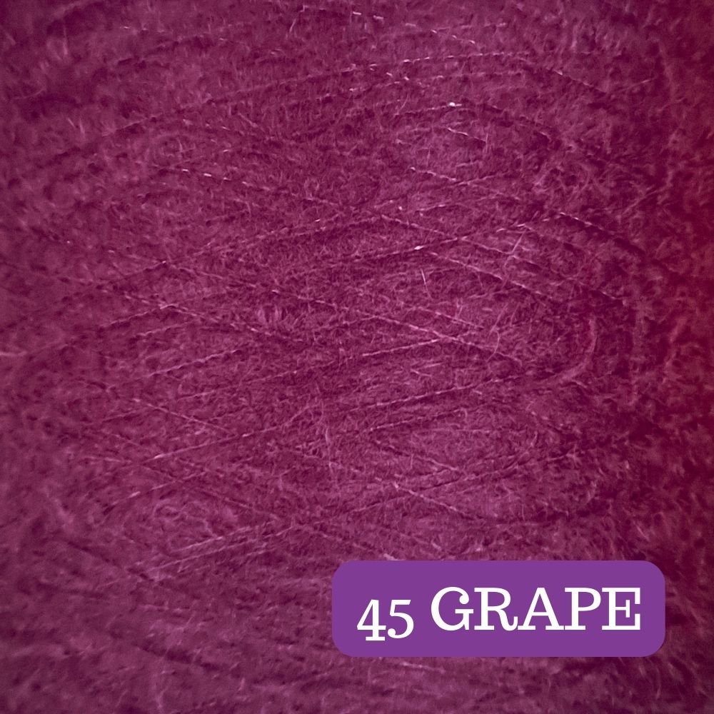 Mohair Solo Grape Yarn