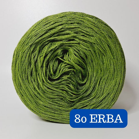 100% Cotton Solid Erba Yarn Cake