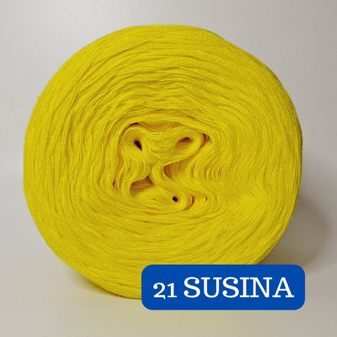 100% Cotton Solid Susina Yarn Cake